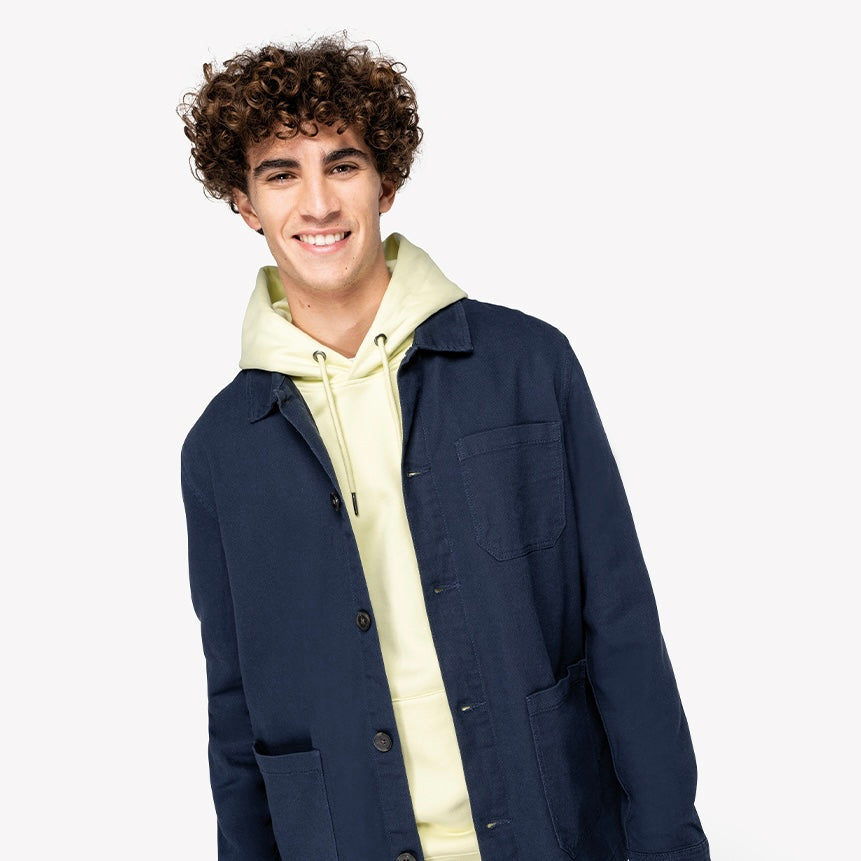Summer Chore Jacket - Linen and Organic Cotton