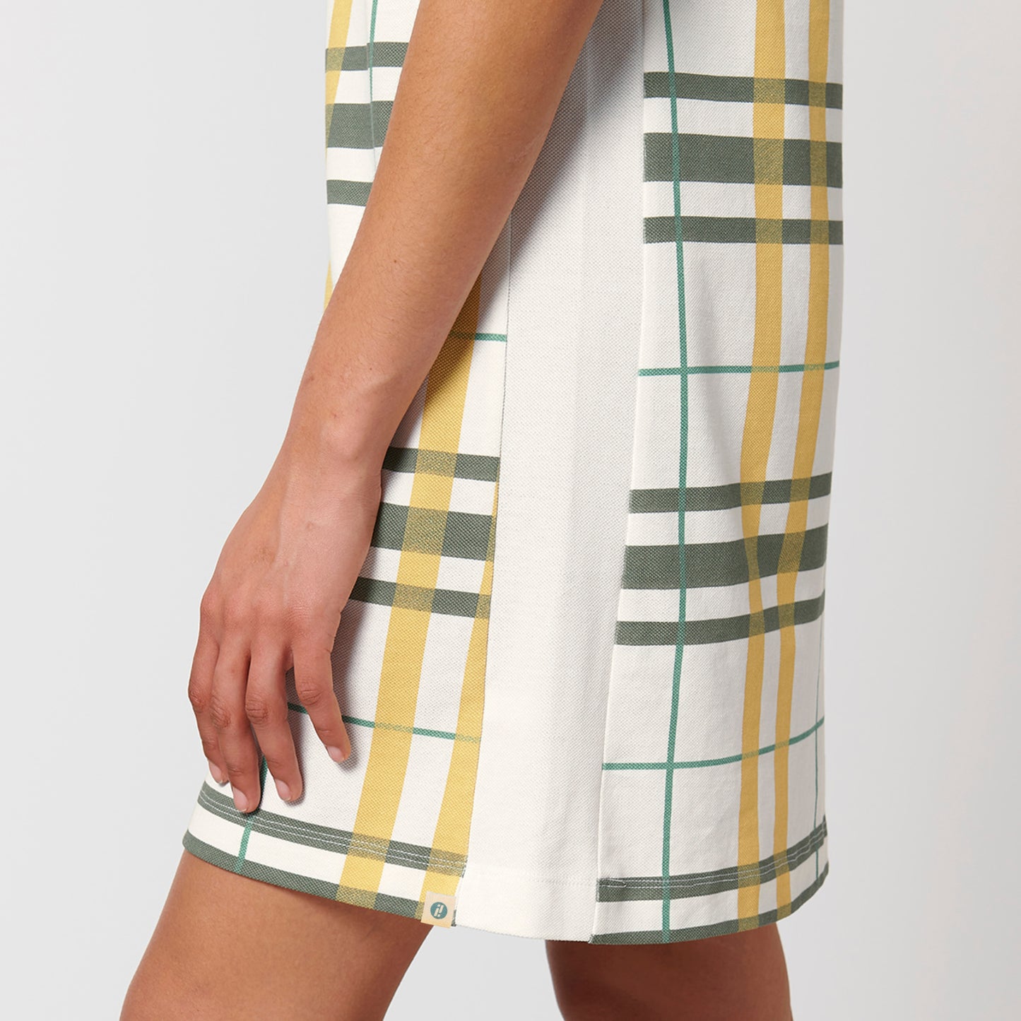 Women's Organic Cotton Check Polo Dress