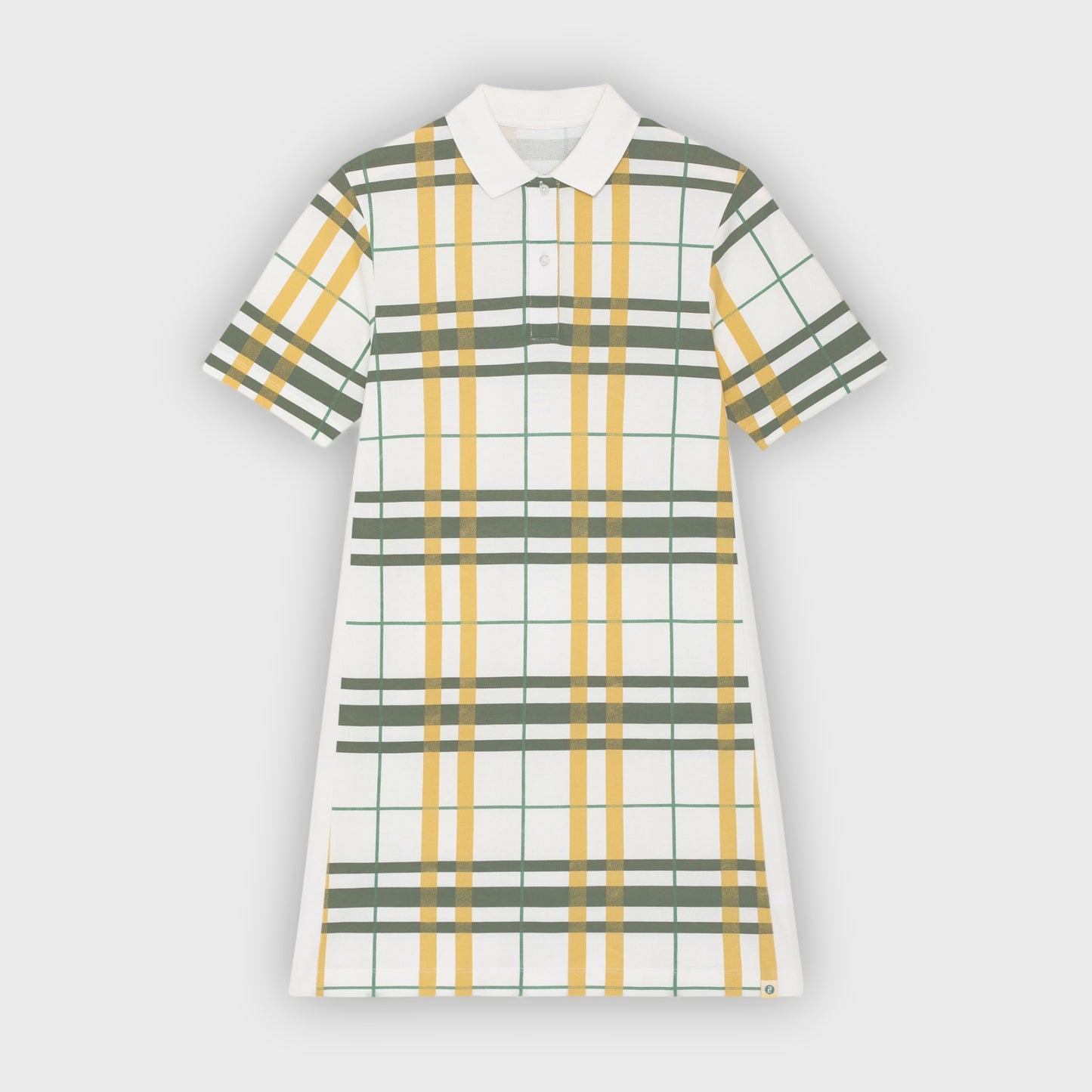 Women's Organic Cotton Check Polo Dress