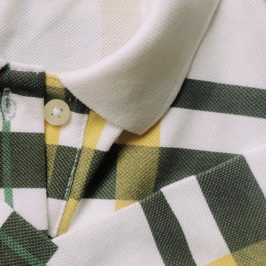 Women's Organic Cotton Check Polo Dress