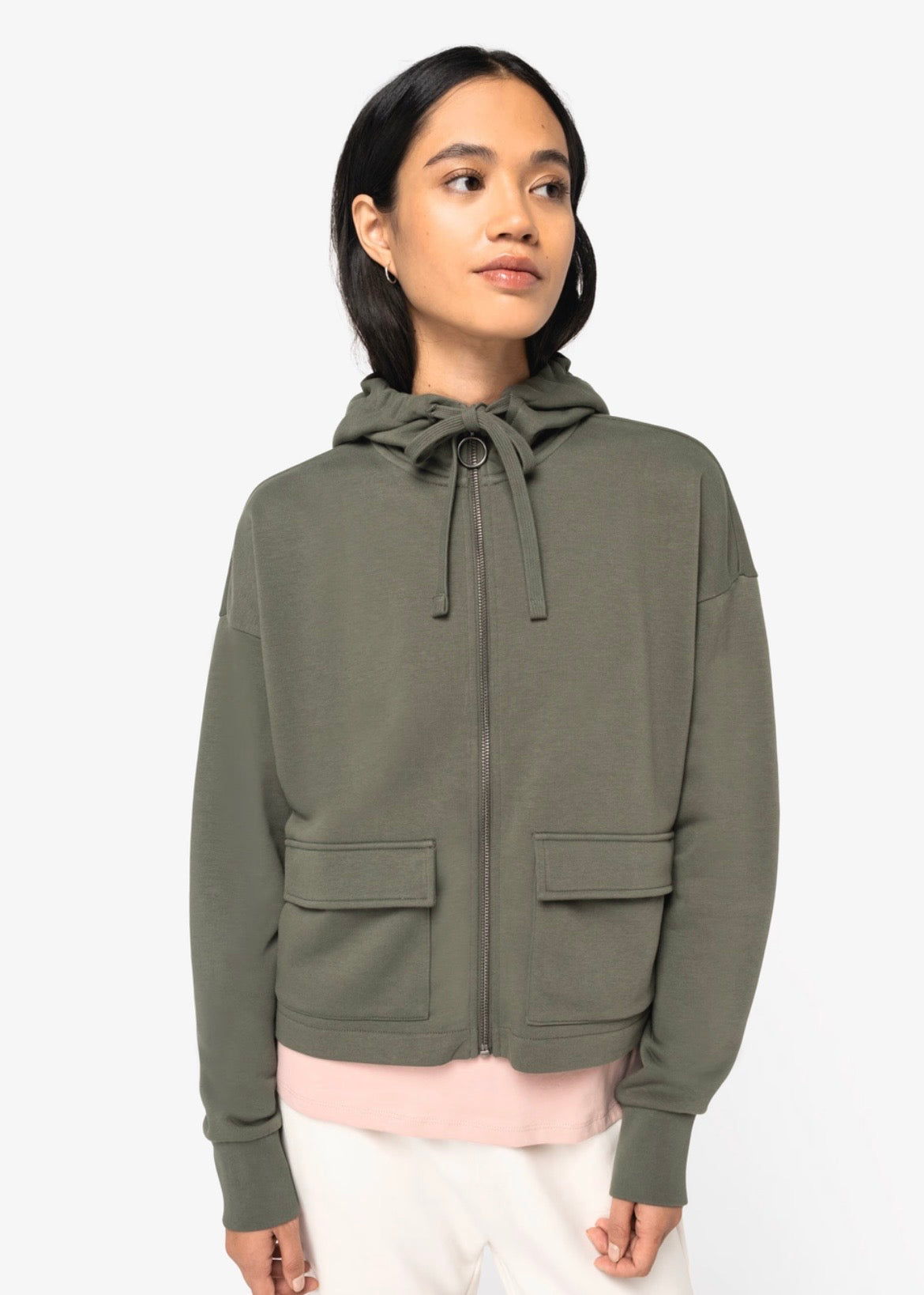 Women's Cropped Hoodie | Organic Cotton