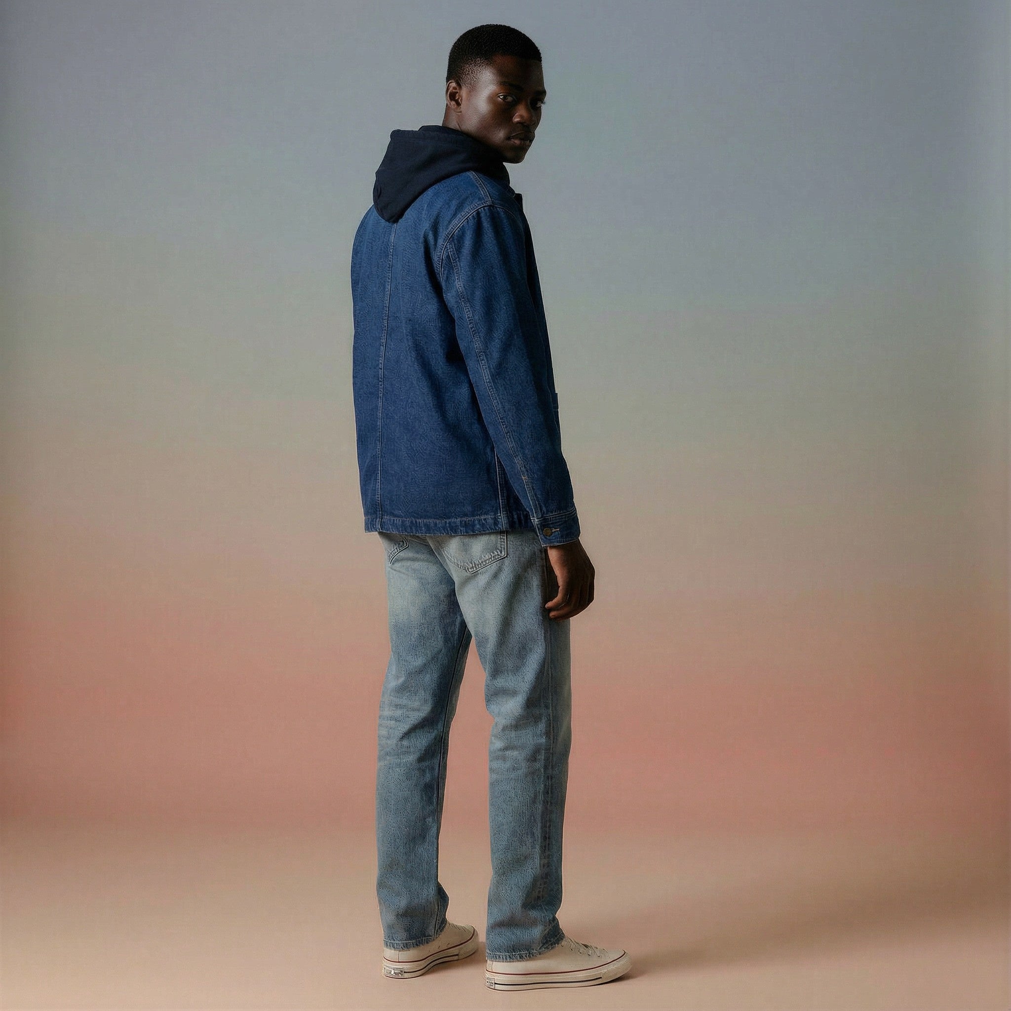 Denim Chore Jacket | 100% Organic Cotton (430 gsm)