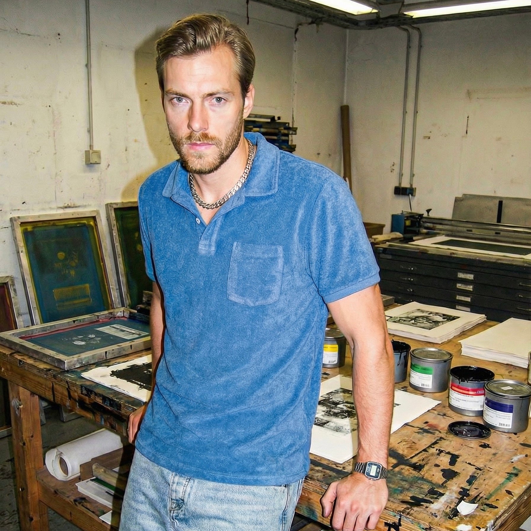 Men's Towelling Polo Shirt | 80% Organic Cotton + 20% Recycled Polyester (210 gsm)