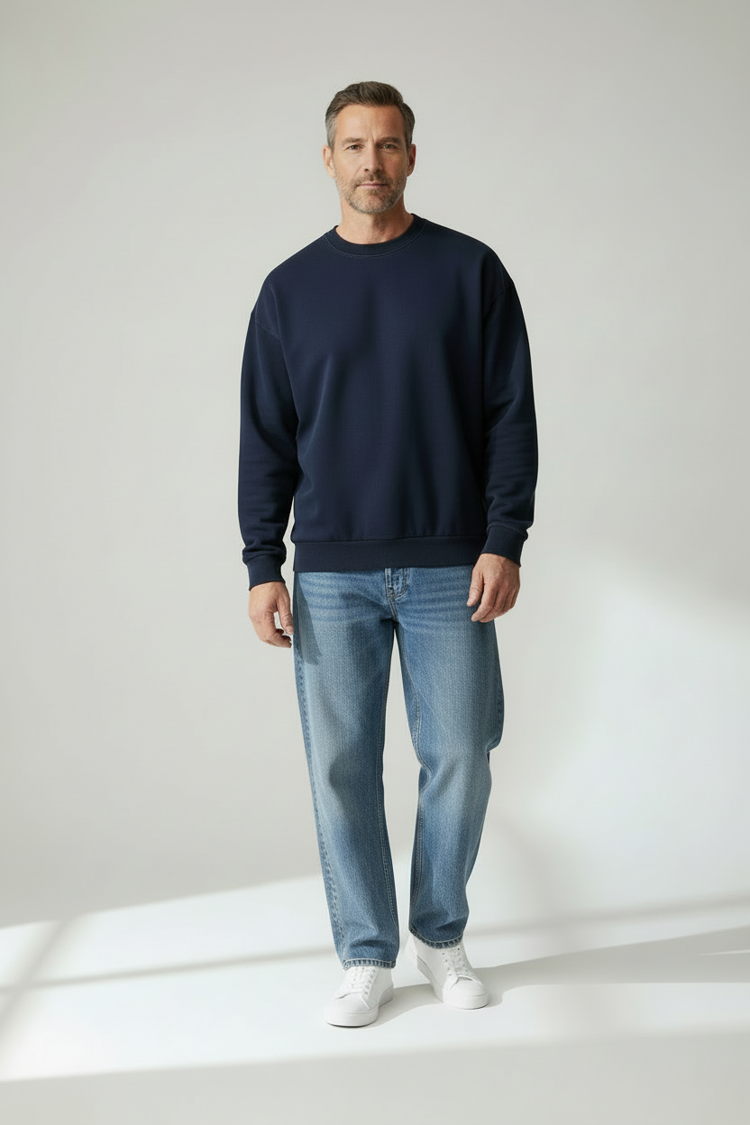 Oversized Lightweight Sweatshirt || Organic Cotton | 280 gsm