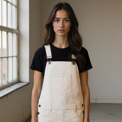 Briar Dungaree Dress - Organic Cotton