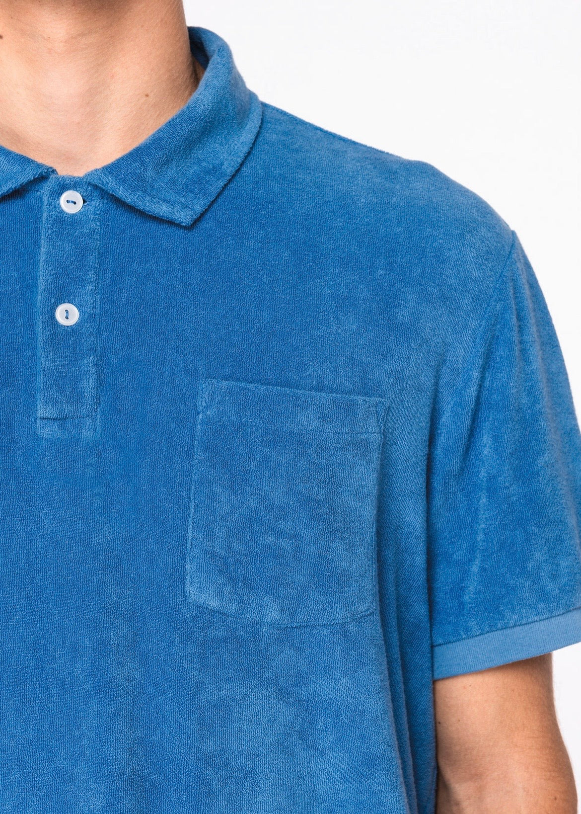 Men's Towelling Polo Shirt | Organic Cotton