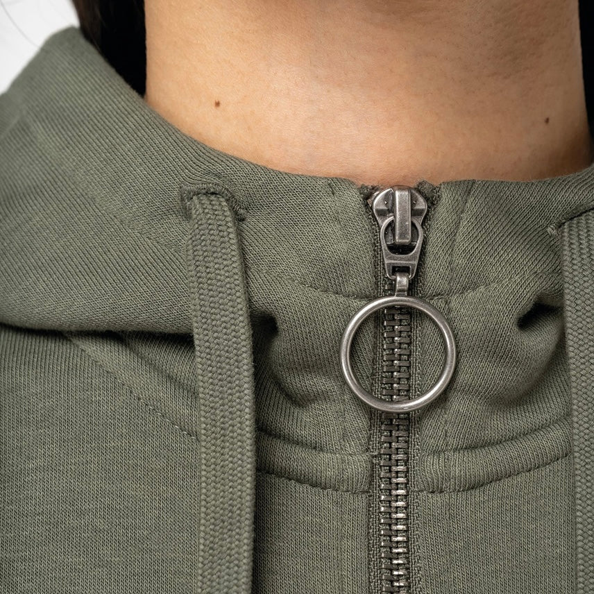Women’s Cropped Hoodie | 85% Organic Cotton + 15% Recycled Polyester (300 gsm)