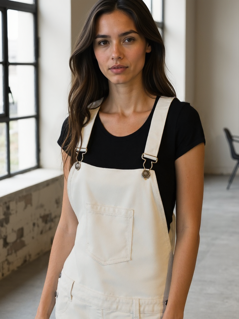 Briar Dungaree Dress - Organic Cotton