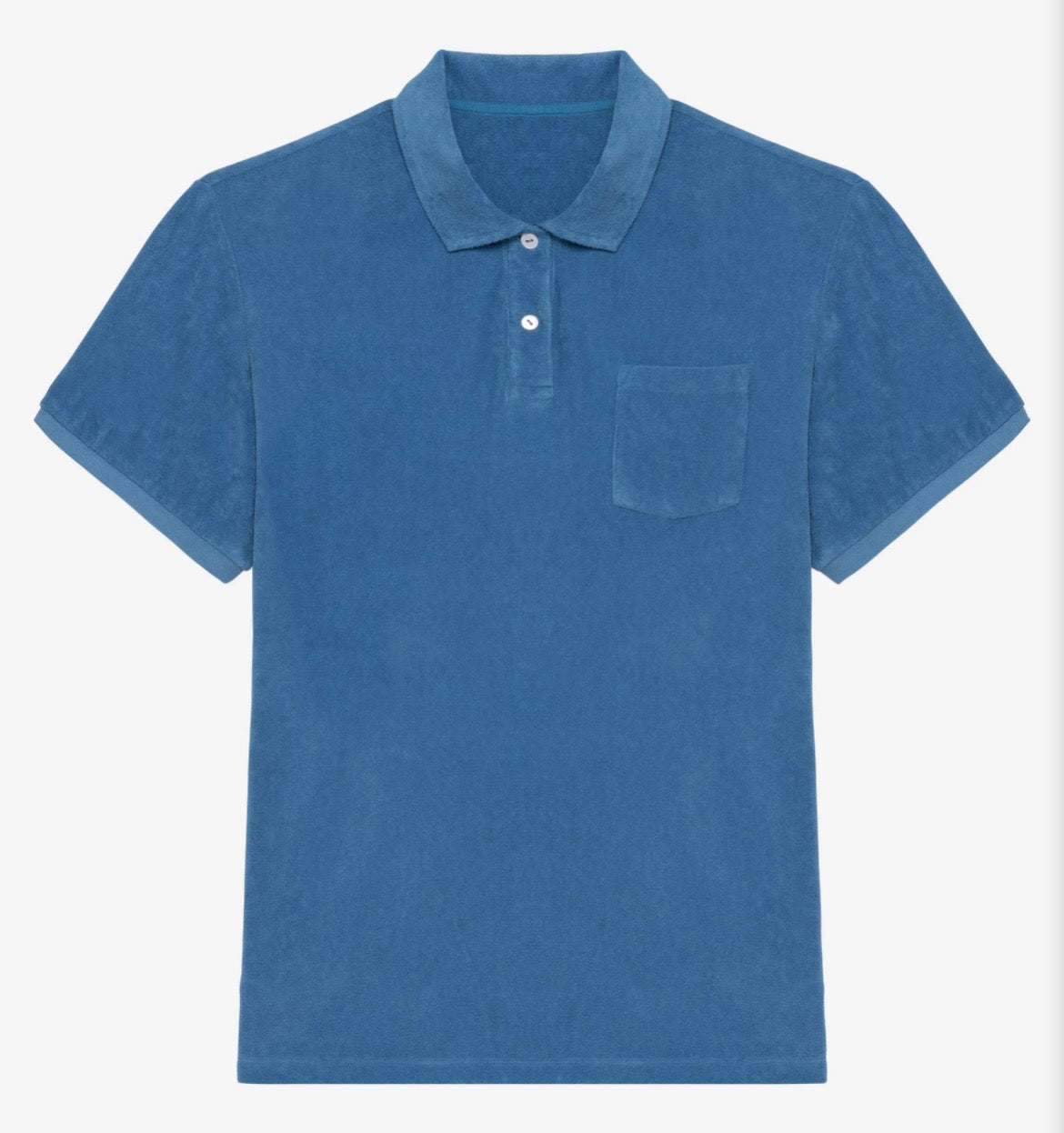 Men's Towelling Polo Shirt | 80% Organic Cotton + 20% Recycled Polyester