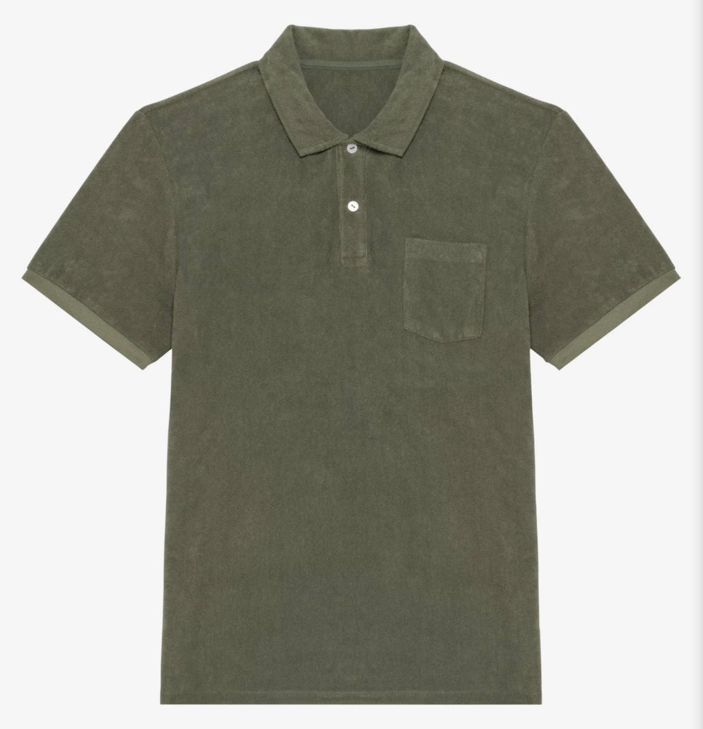 Men's Towelling Polo Shirt | Organic Cotton