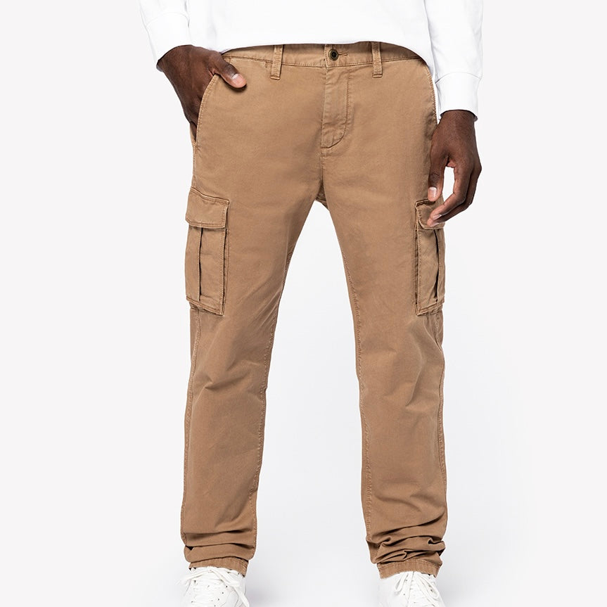 Men’s Cargo Trousers | 97% Organic Cotton + 3% elastane