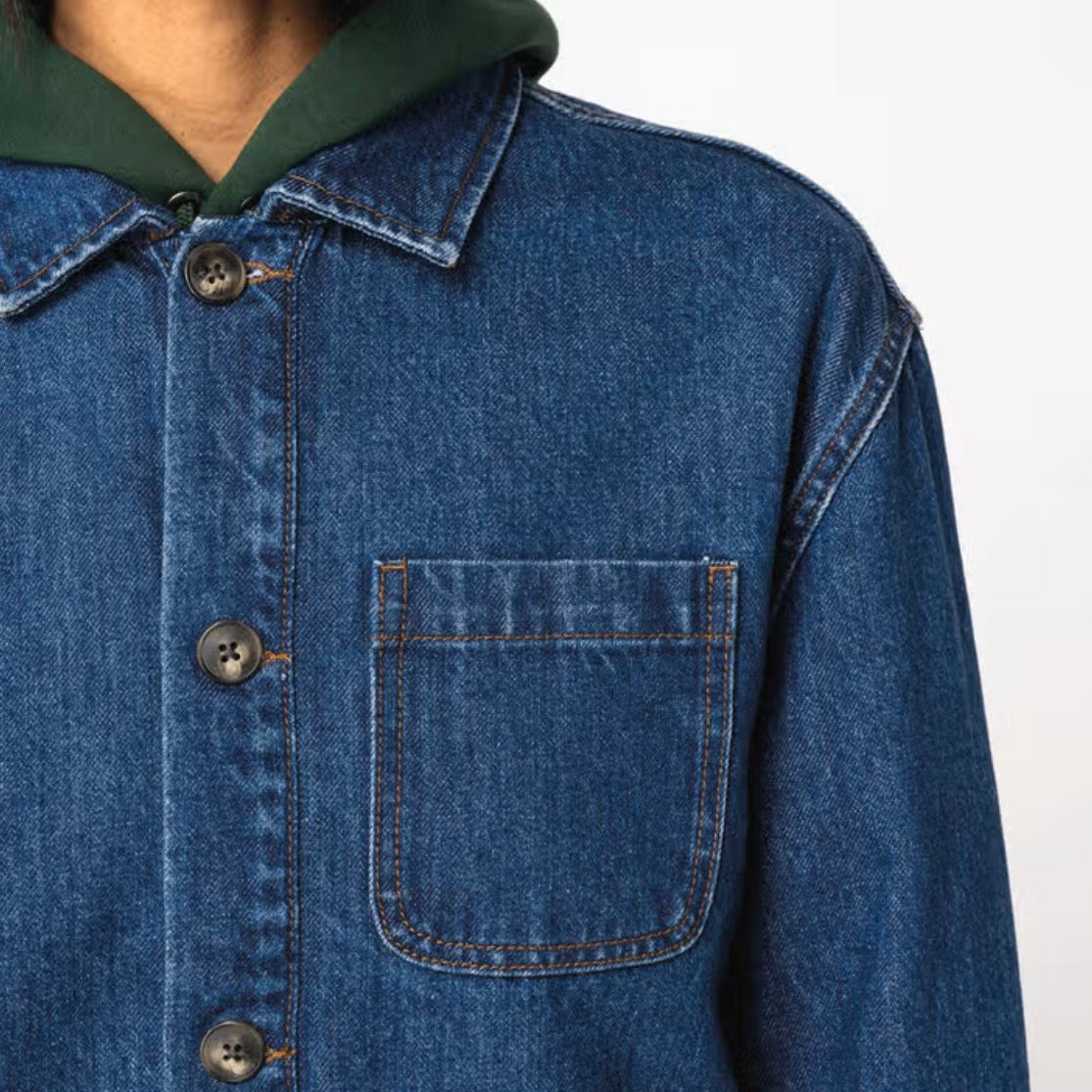Denim Chore Jacket | 100% Organic Cotton (430 gsm)