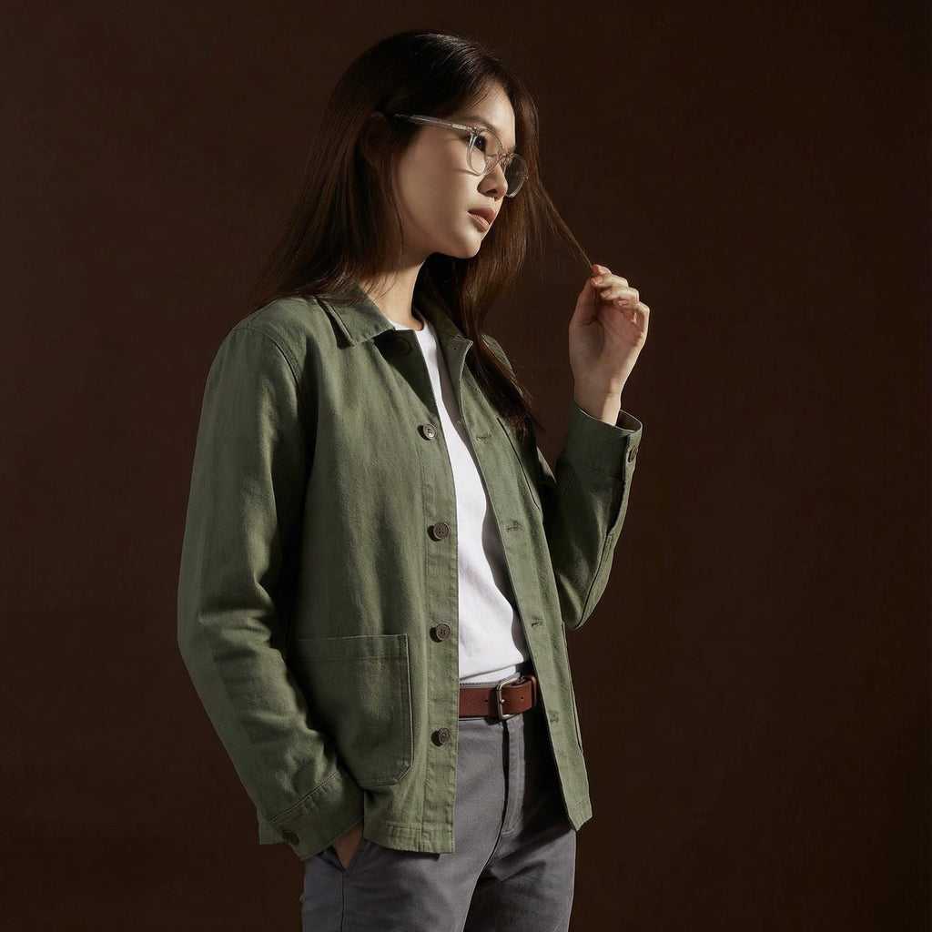 Essential Chore Jacket | 100% Organic Cotton (340 gsm)