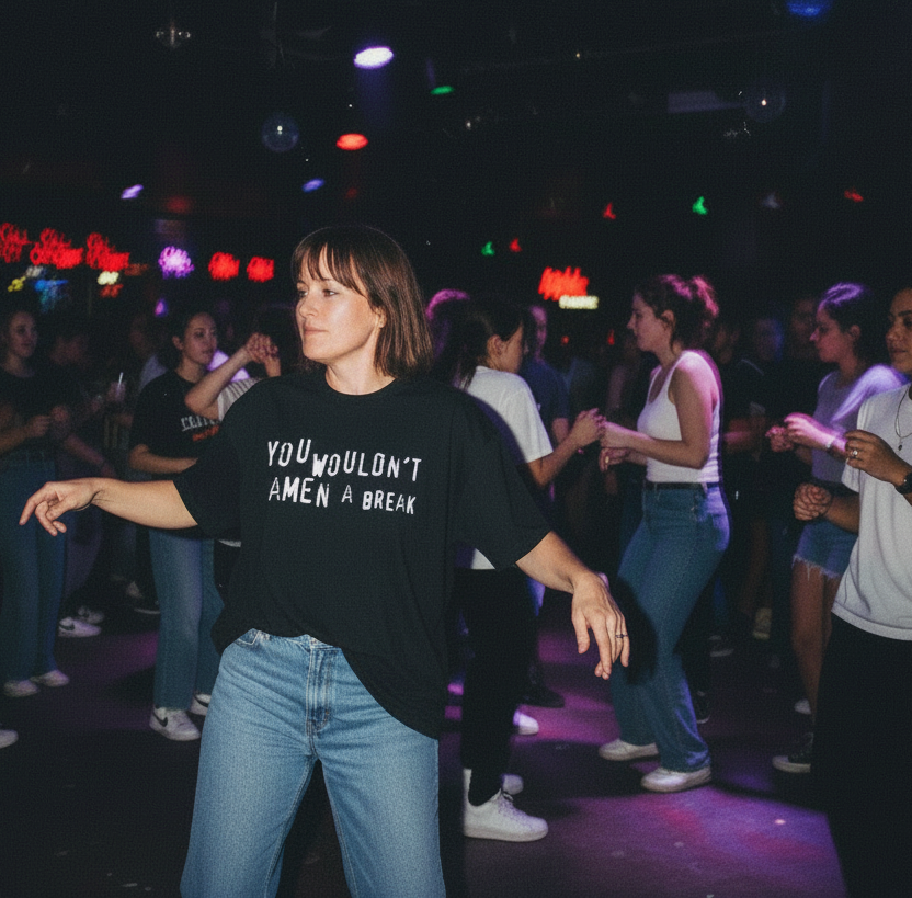 Amen Break Heavy Boxy T-Shirt | 100% Organic Cotton (280 gsm)