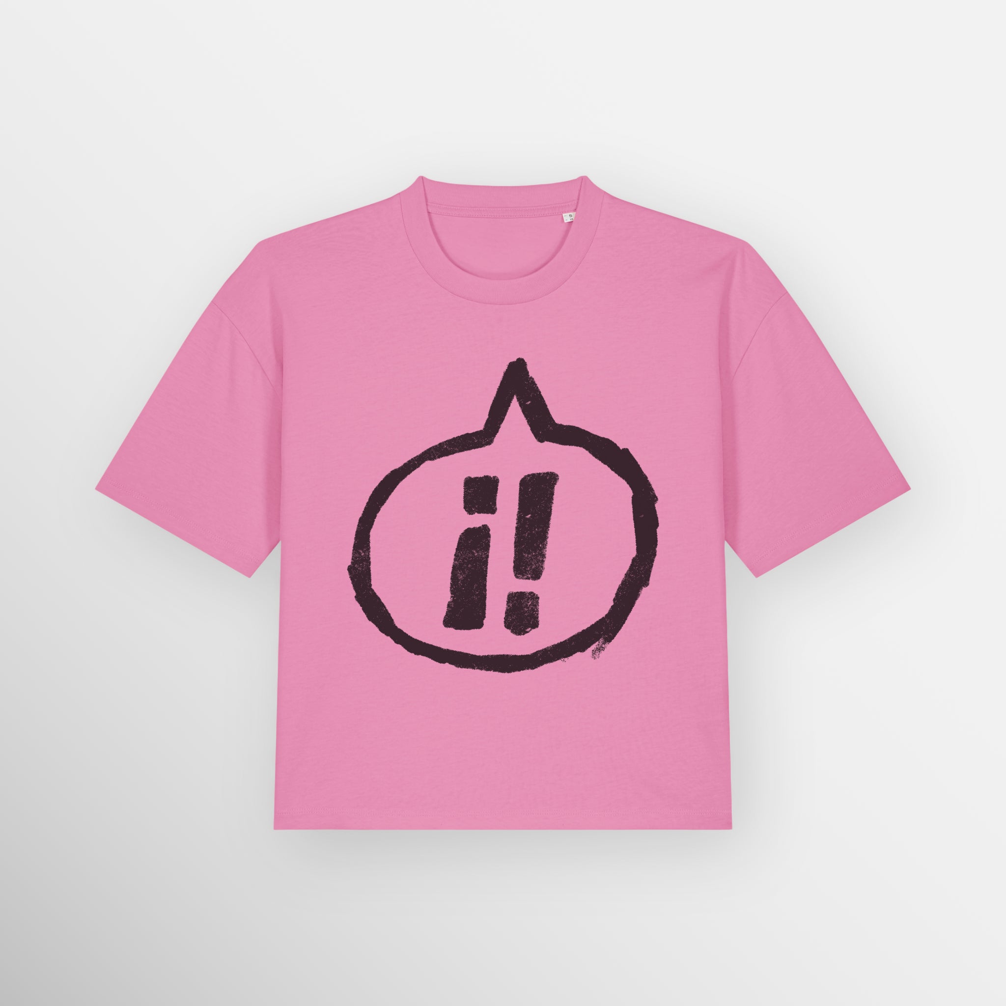 Exclaim Yerself Boxy Crop T-Shirt - Organic Cotton