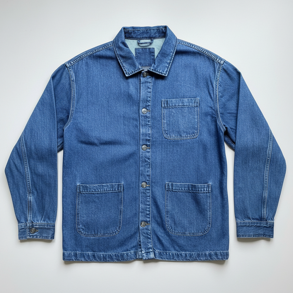 Denim Chore Jacket || Organic Cotton | 430 gsm