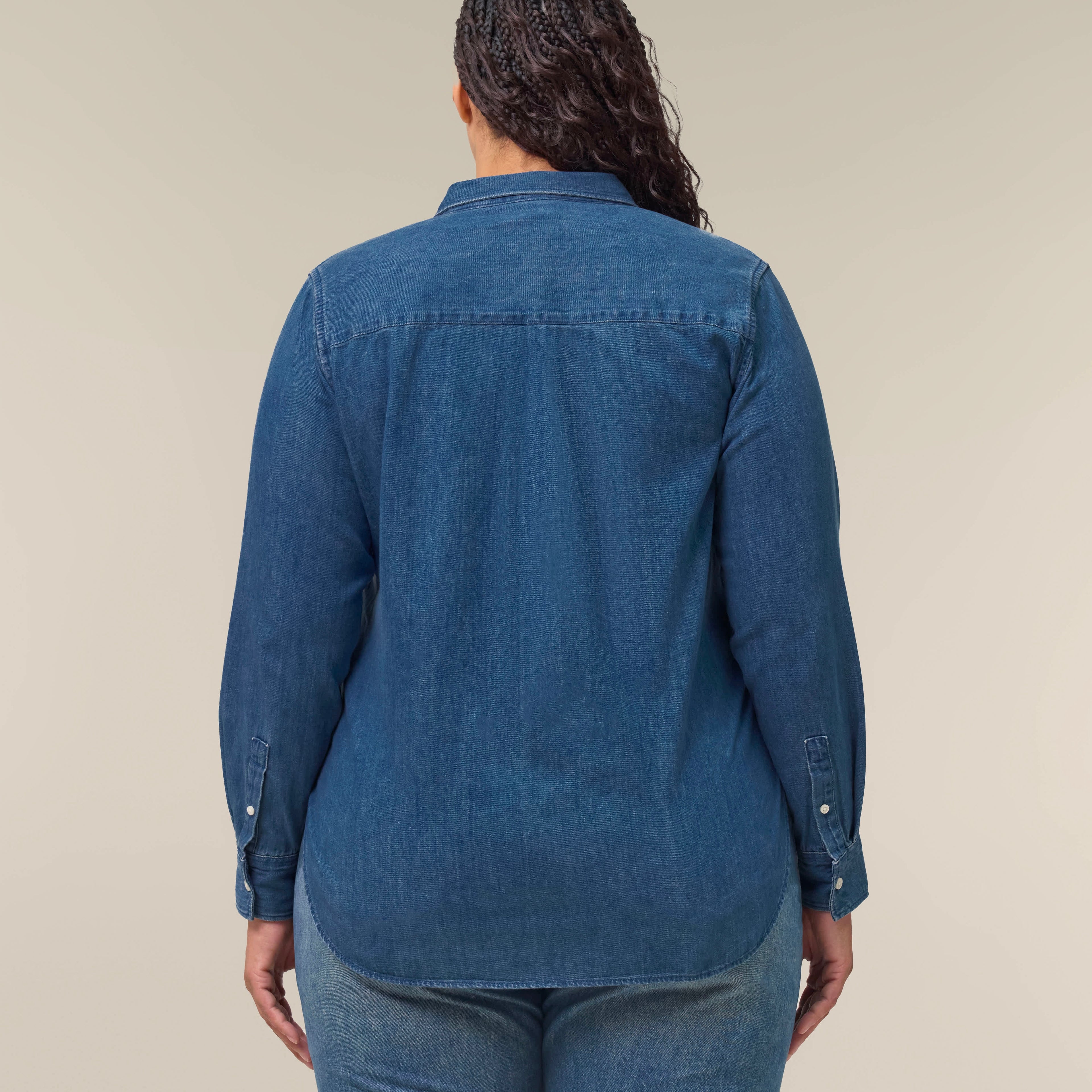Women's Denim Shirt | Organic Cotton