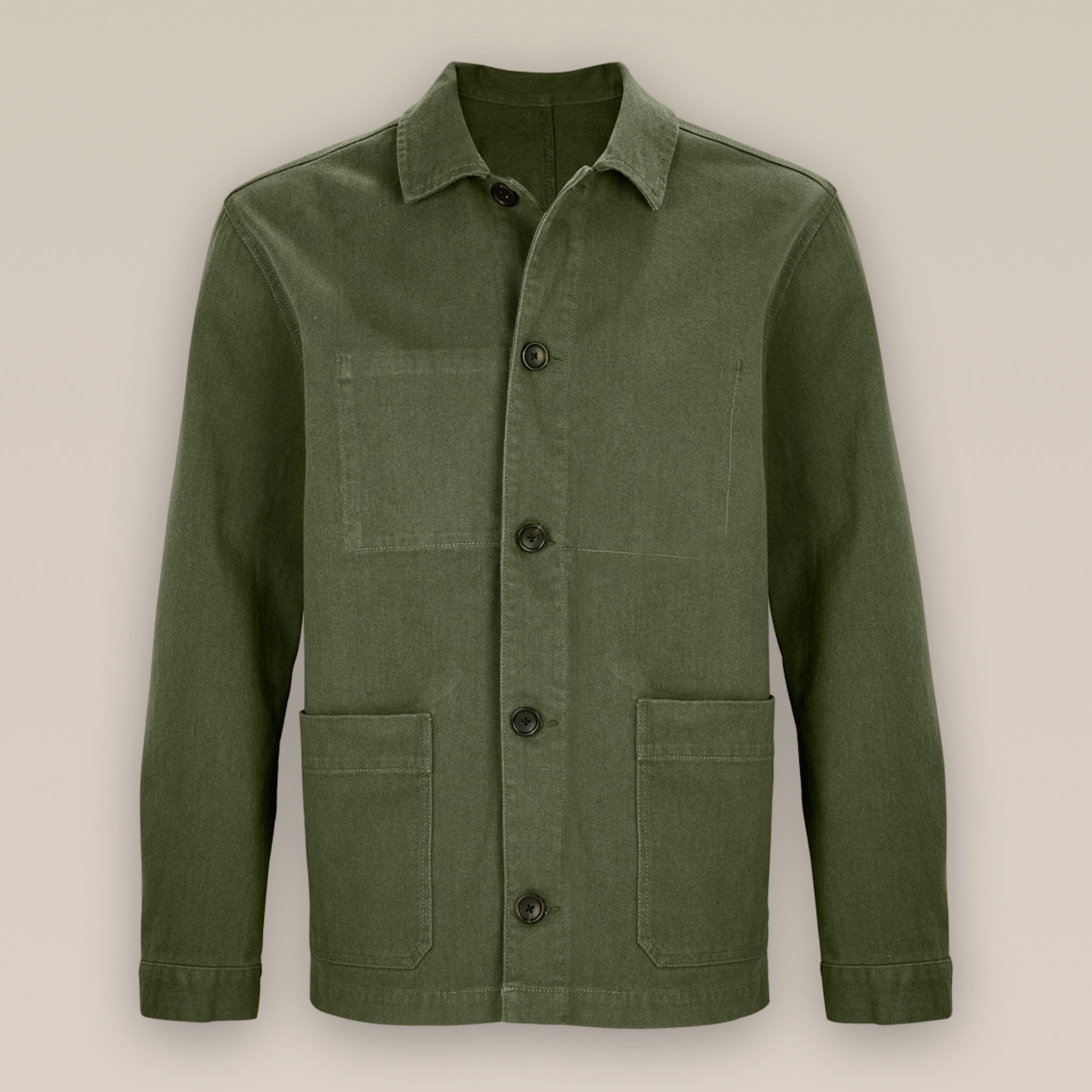 Smart Chore Jacket: durable organic cotton twill - medium fit + heritage style