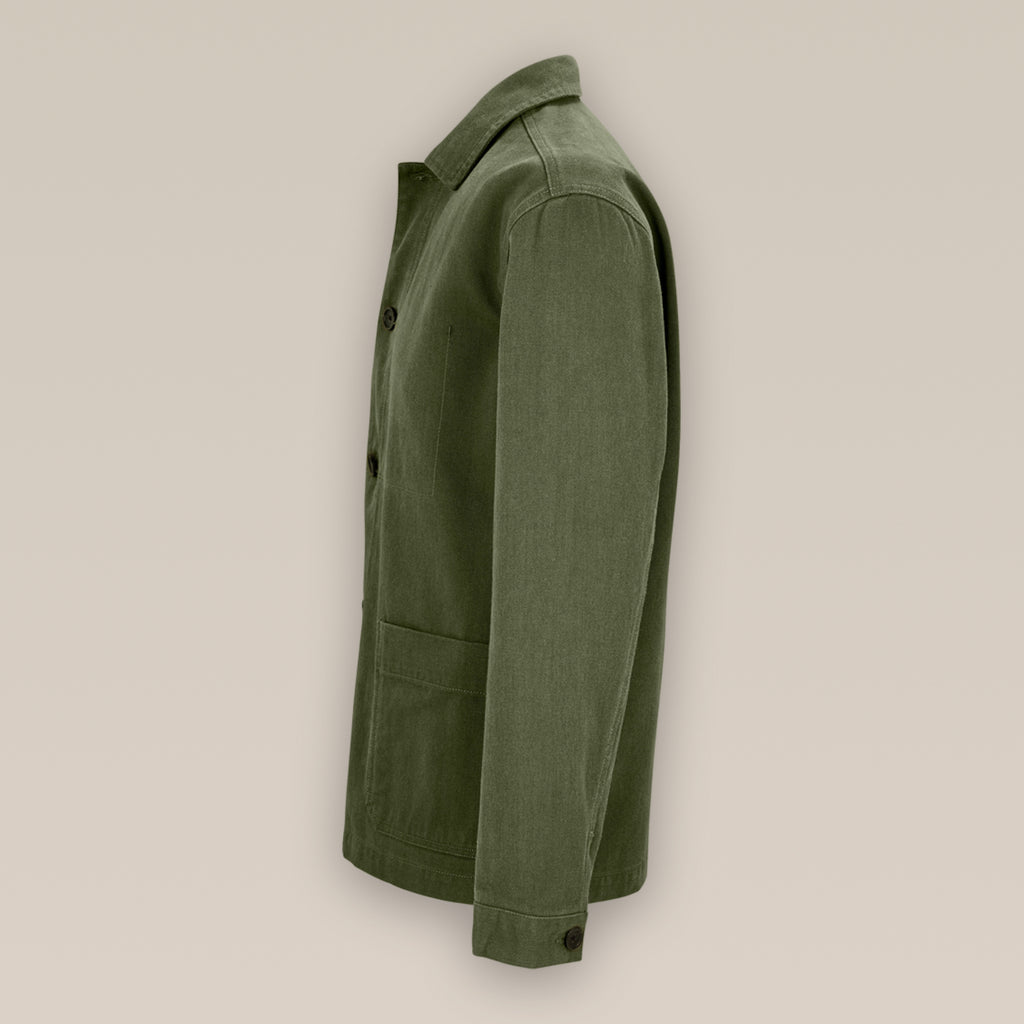 Smart Chore Jacket: durable organic cotton twill - medium fit + heritage style