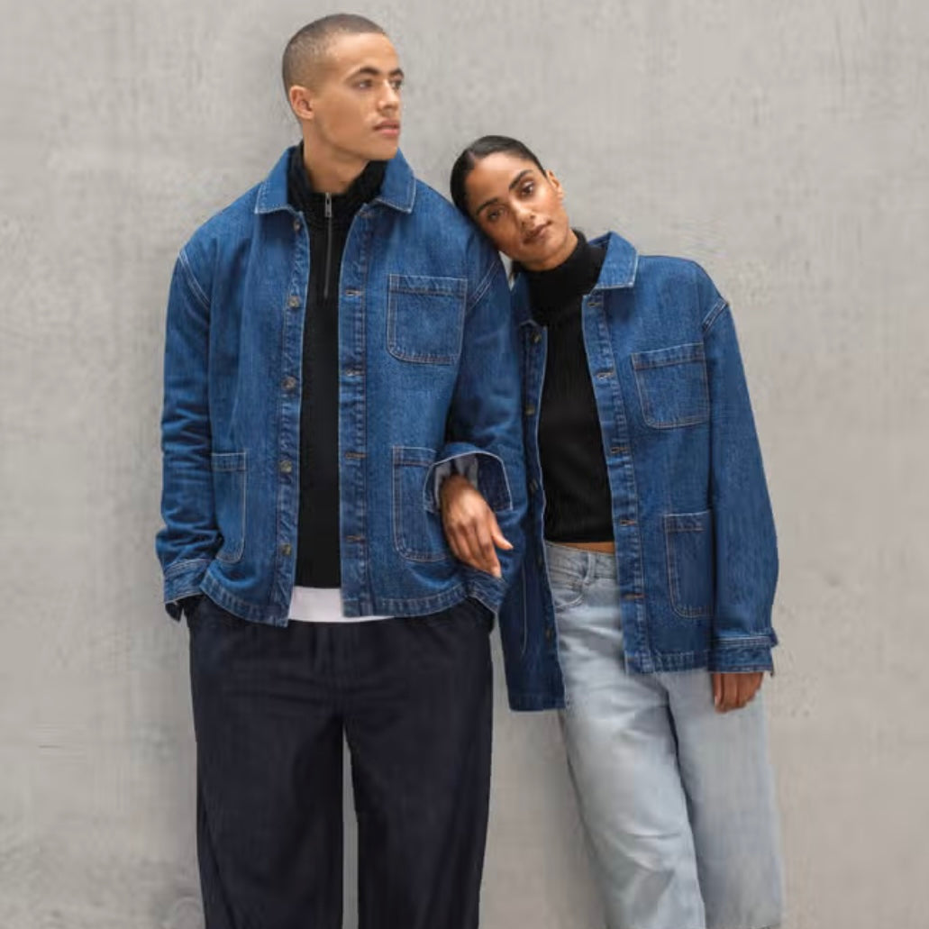 Denim Chore Jacket | 100% Organic Cotton (430 gsm)