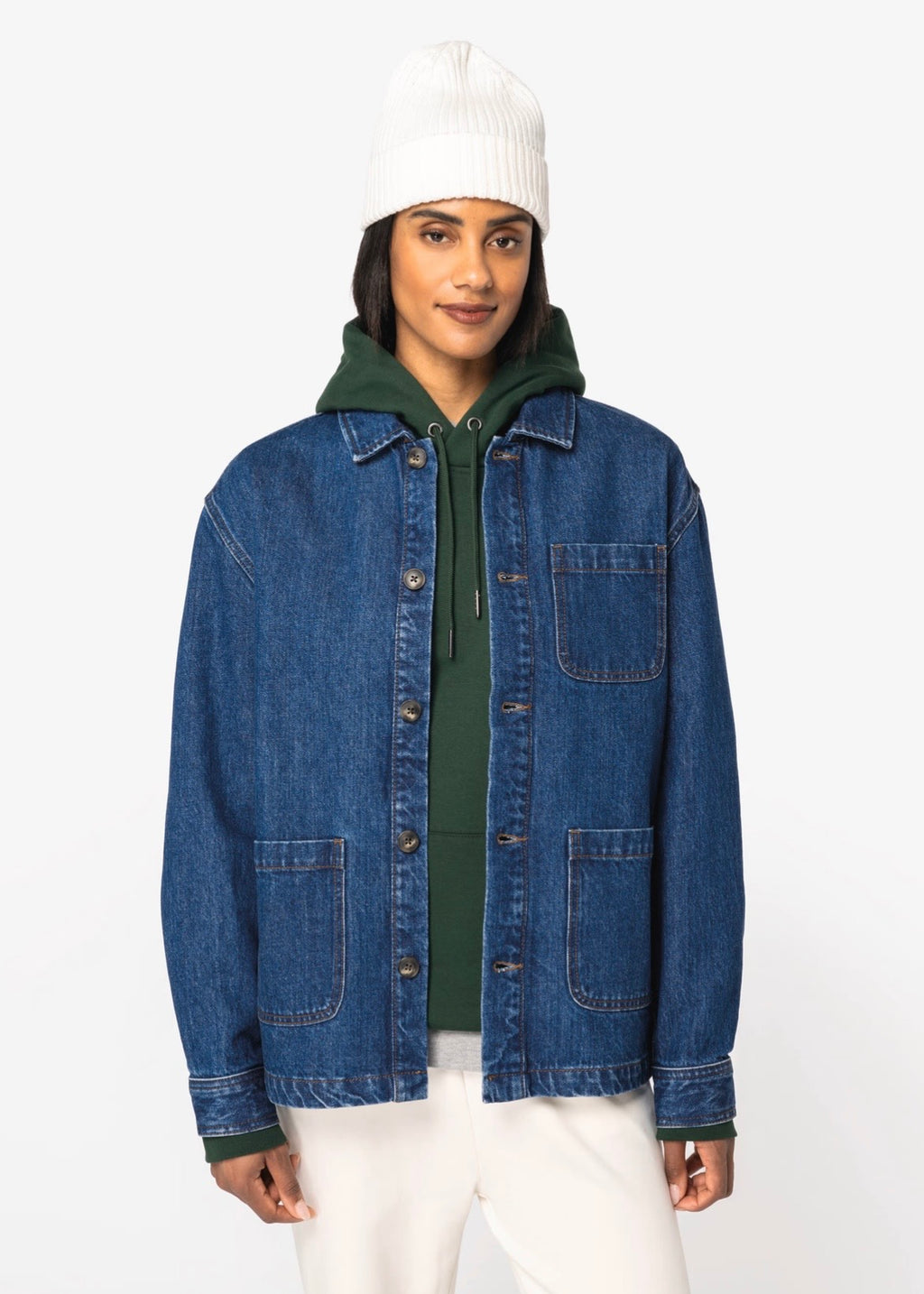 Denim Chore Jacket | Organic Cotton | Heavyweight