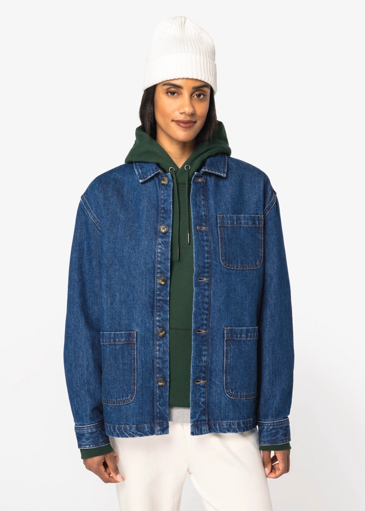 Denim Chore Jacket | Organic Cotton | Heavyweight