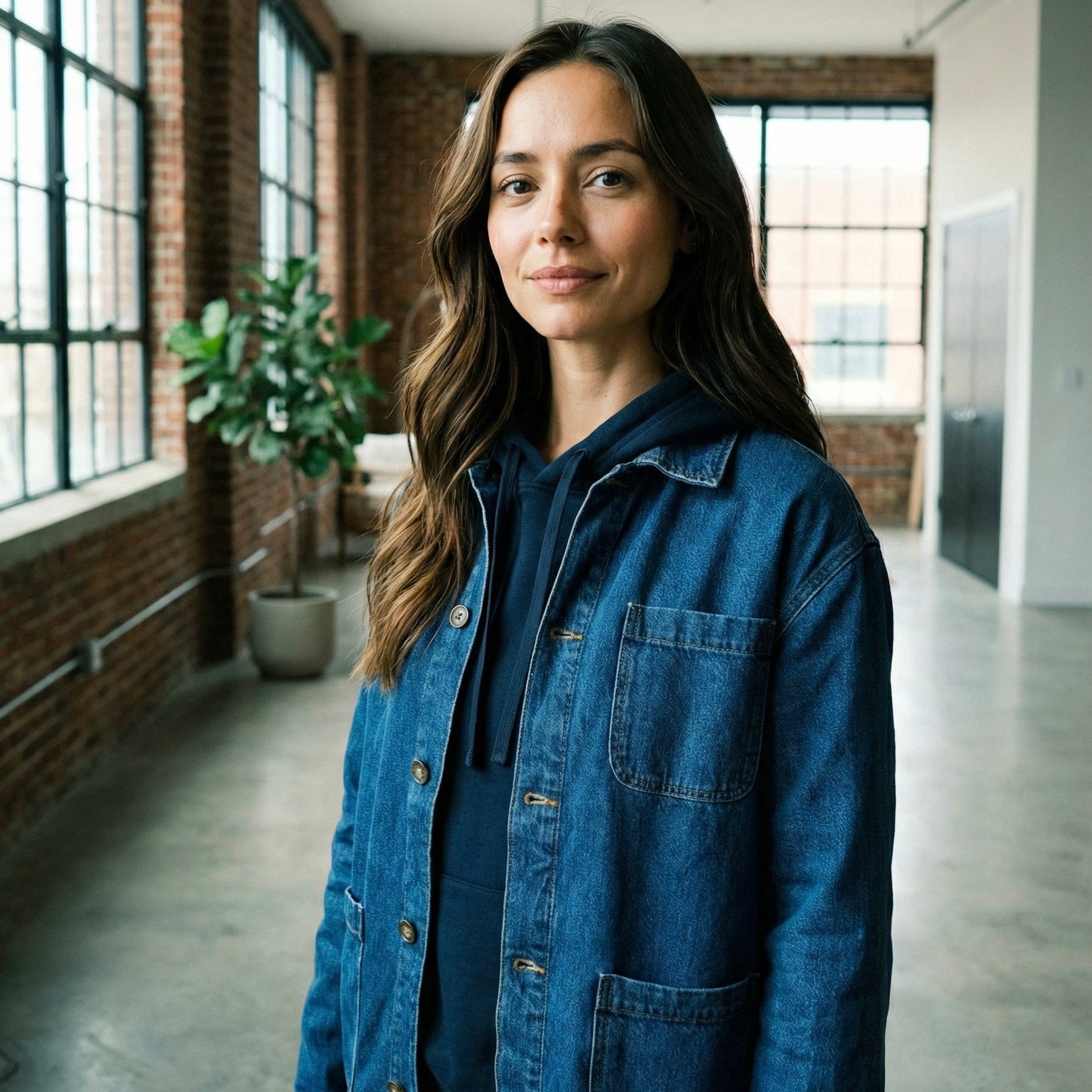 Denim Chore Jacket | 100% Organic Cotton (430 gsm)