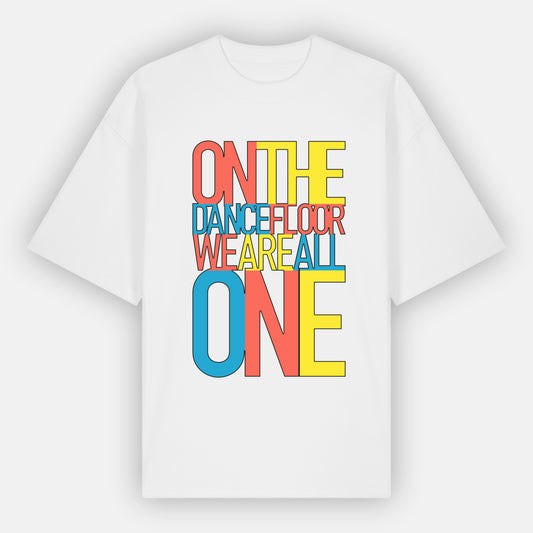 Dance Floor Organic Cotton Oversized T-Shirt