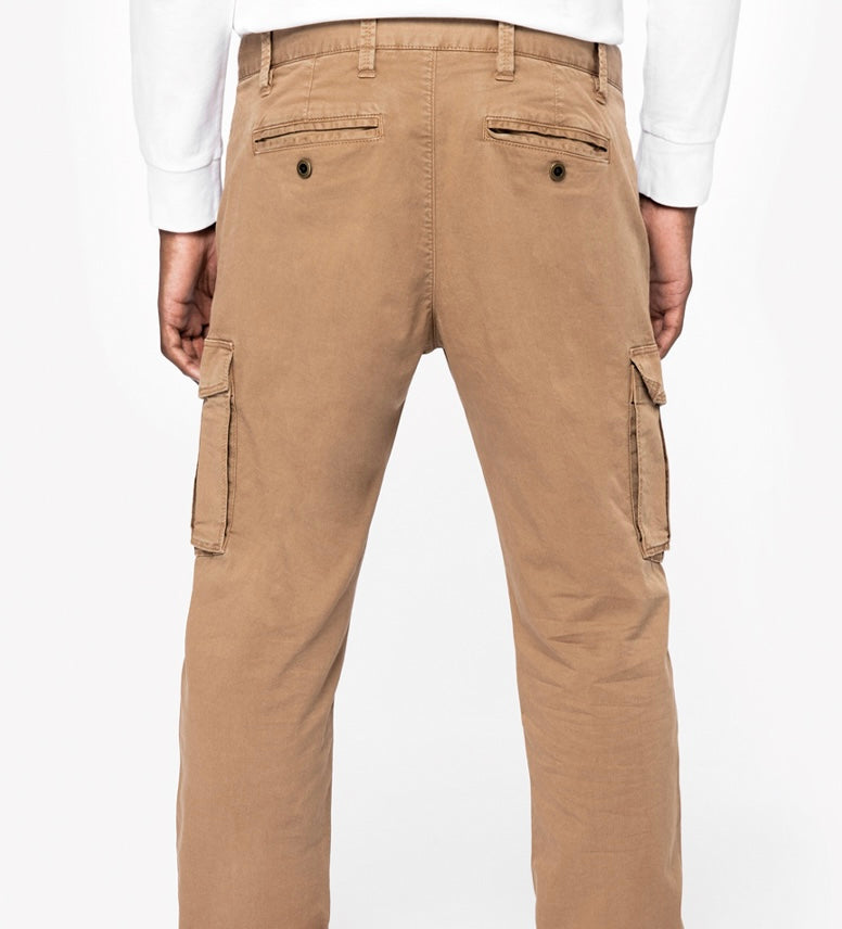 Men’s Cargo Trousers | 97% Organic Cotton + 3% elastane