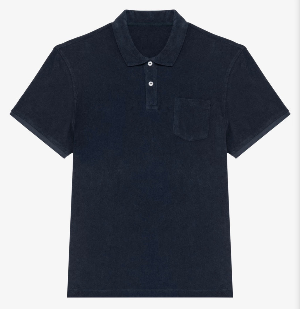 Men's Towelling Polo Shirt | Organic Cotton