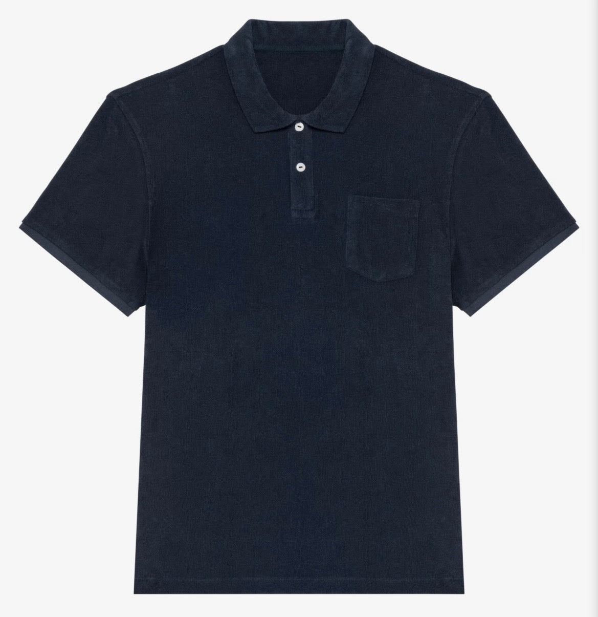 Men's Towelling Polo Shirt | 80% Organic Cotton + 20% Recycled Polyester