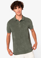 Men's Towelling Polo Shirt | Organic Cotton
