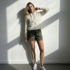 Women’s Cropped Hoodie | 85% Organic Cotton + 15% Recycled Polyester (300 gsm)