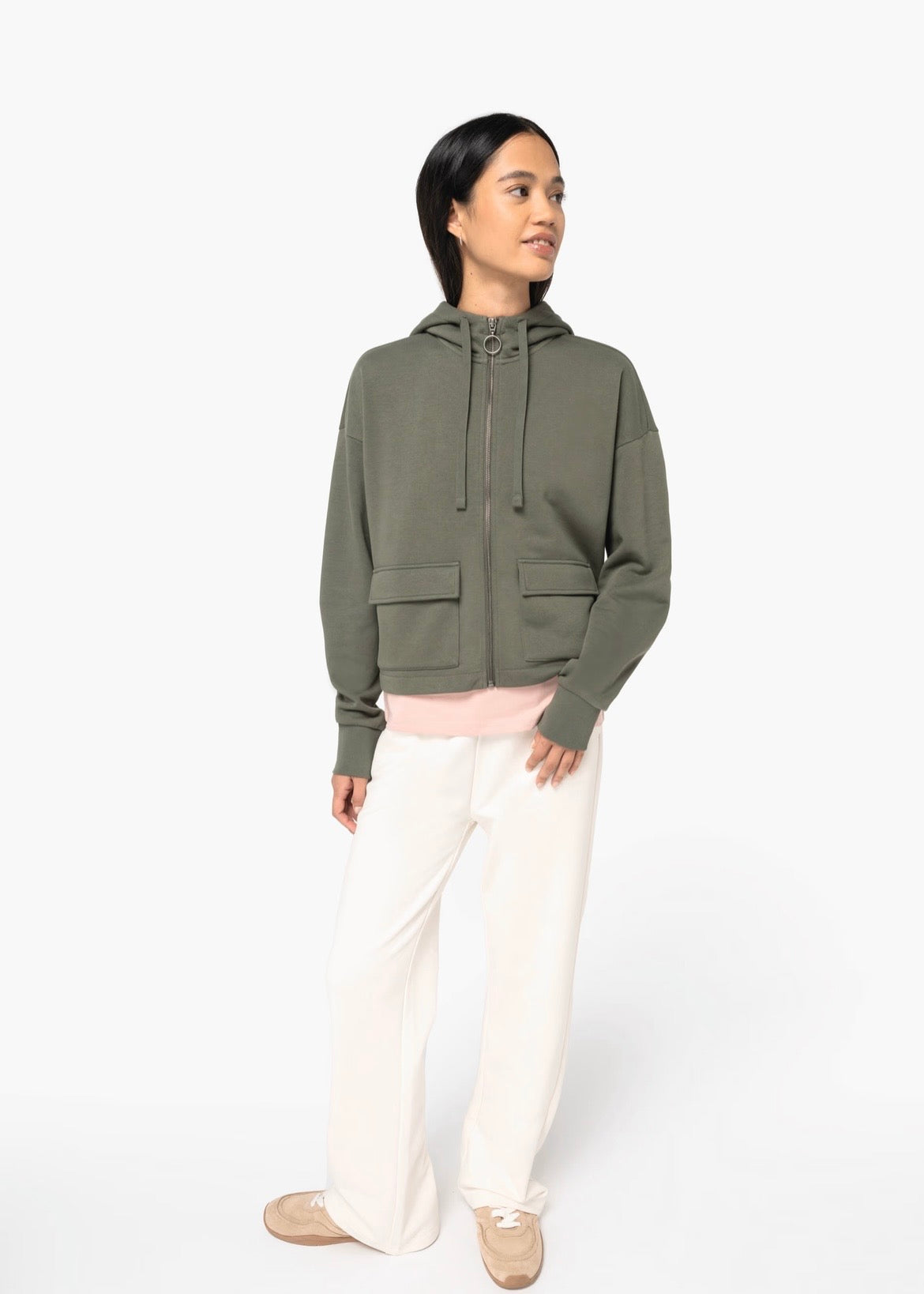 Women's Cropped Hoodie | Organic Cotton