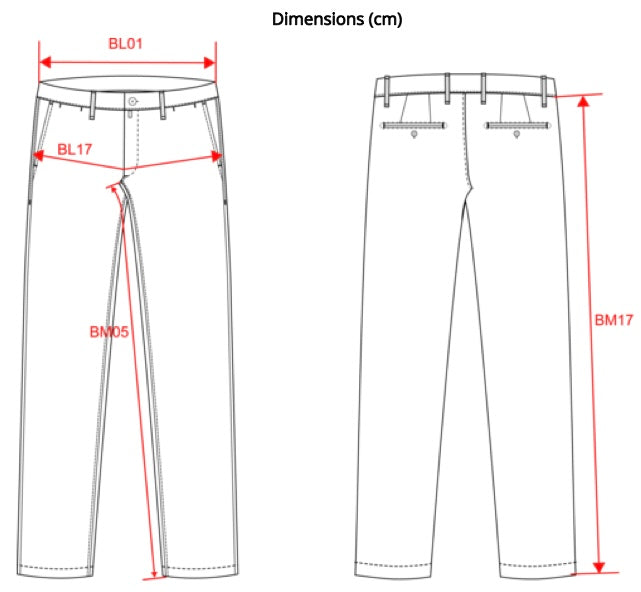 Men's Chinos | 98% Organic Cotton + 2% elastane