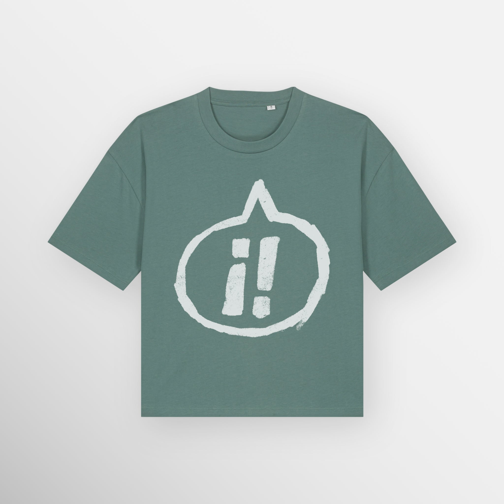 Exclaim Yerself Boxy Crop T-Shirt - Organic Cotton