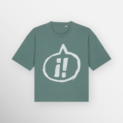 Exclaim Yerself Cropped Boxy T-Shirt