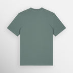 Image shows the plain back of the Green Bay coloured regular fit t-shirt.