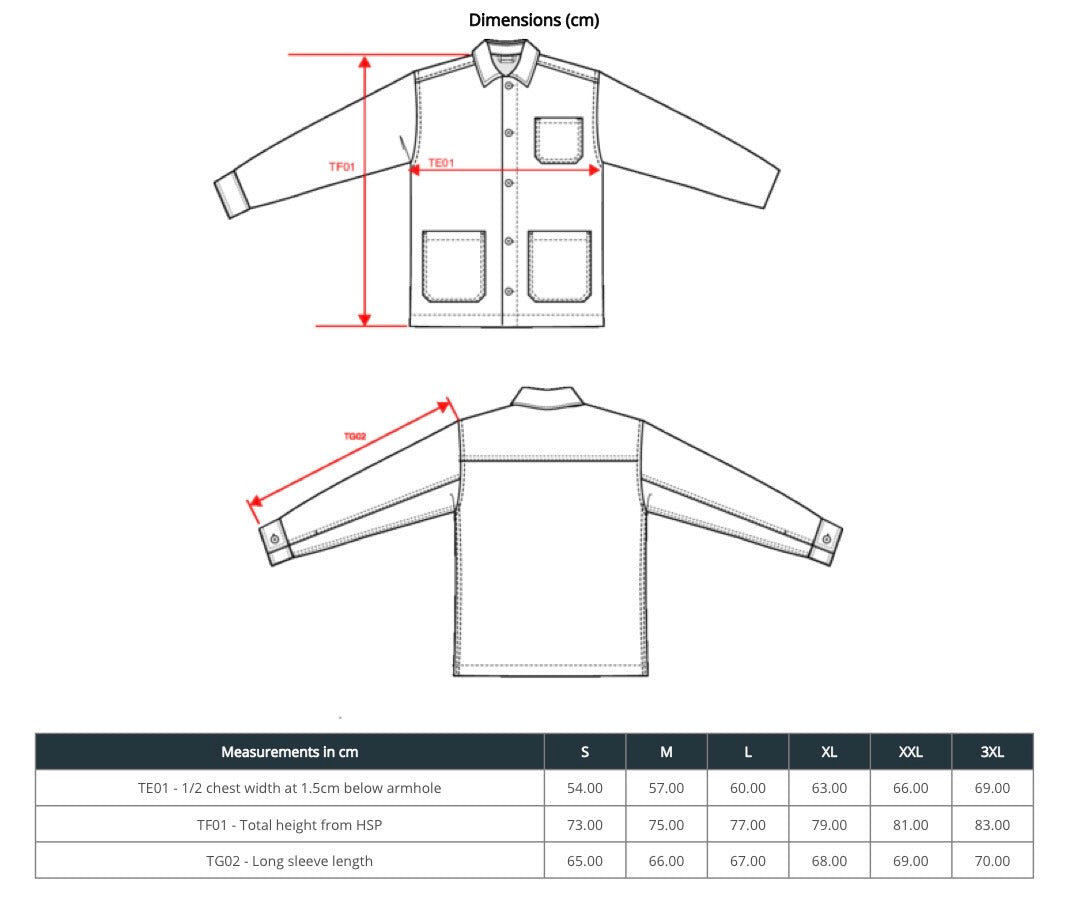 Essential Chore Jacket | 100% Organic Cotton (340 gsm)