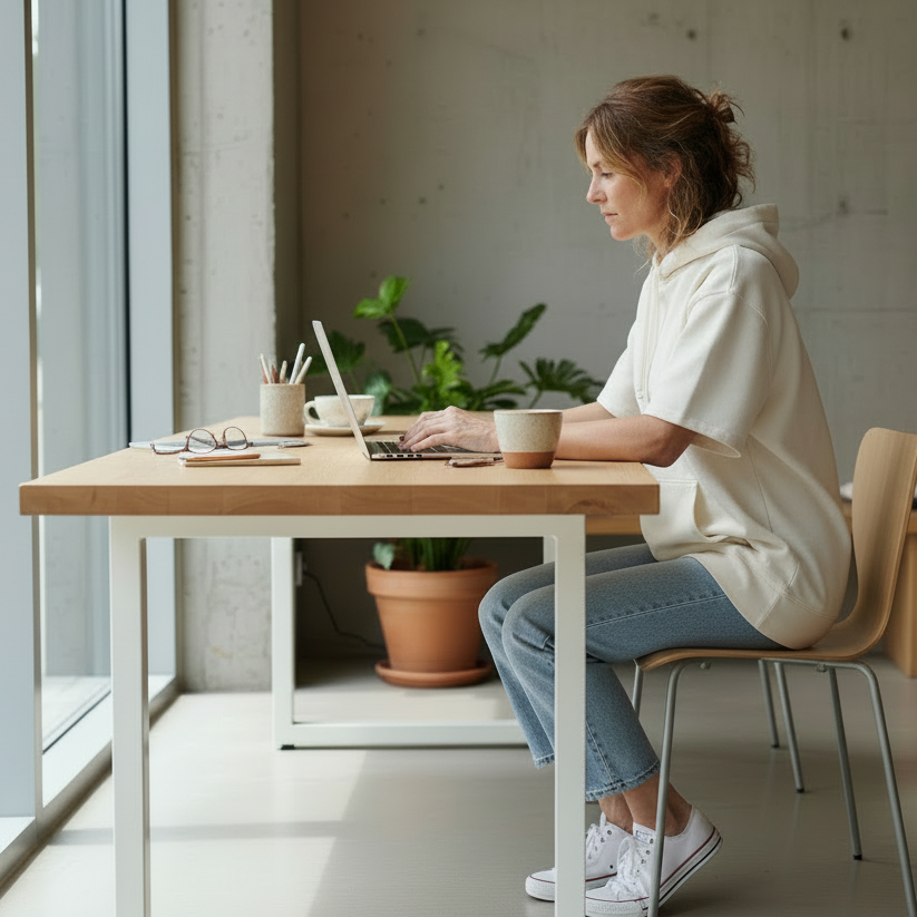 Hybrid Hoodie | 85% Organic Cotton + 15% Recycled Polyester