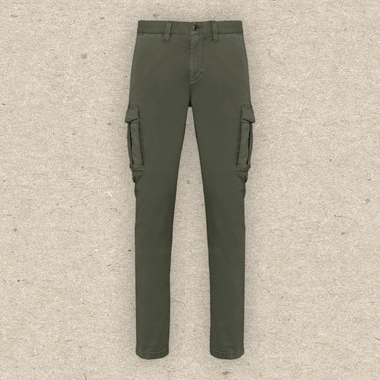 Men's Organic Cotton Cargo Trousers
