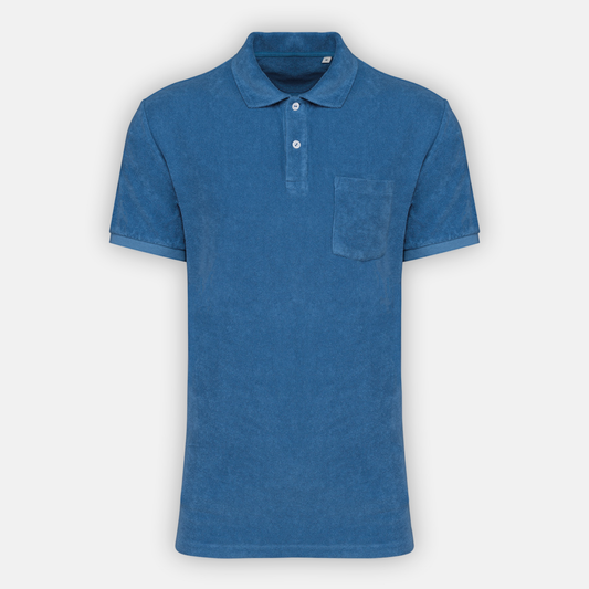 Eco-Terry Towel Polo Shirt