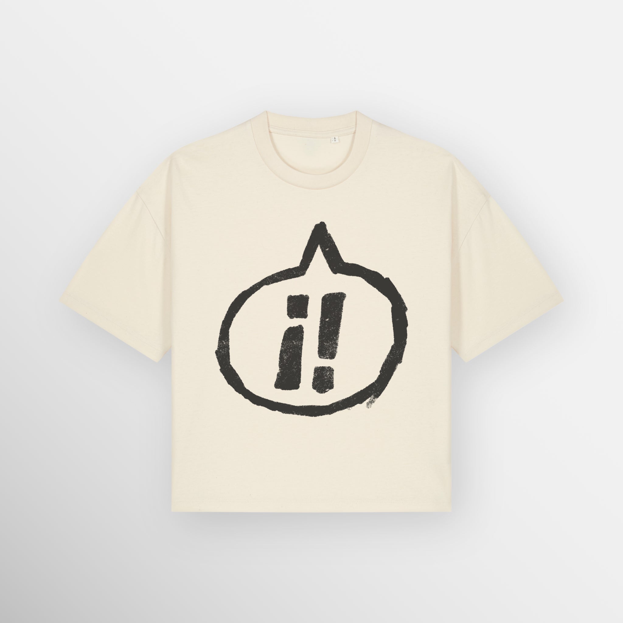 Exclaim Yerself Boxy Crop T-Shirt - Organic Cotton