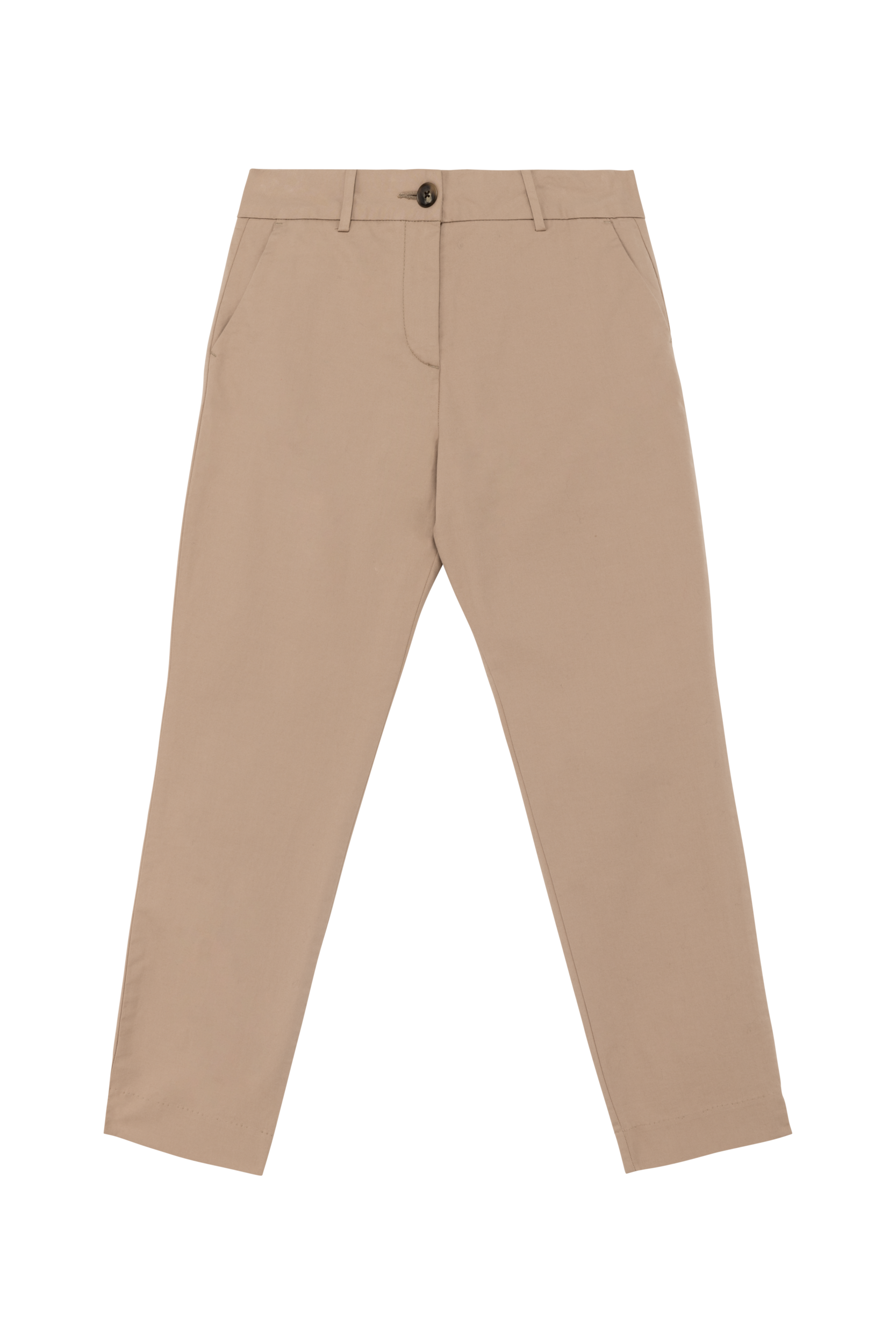 Women's Cropped Chinos | 98% Organic Cotton + 2% elastane