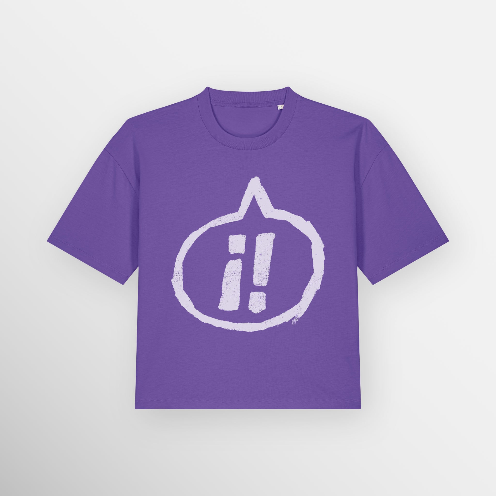 Exclaim Yerself Boxy Crop T-Shirt - Organic Cotton