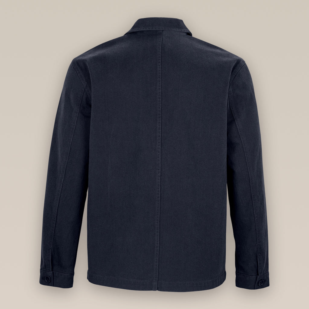 Smart Chore Jacket: durable organic cotton twill - medium fit + heritage style