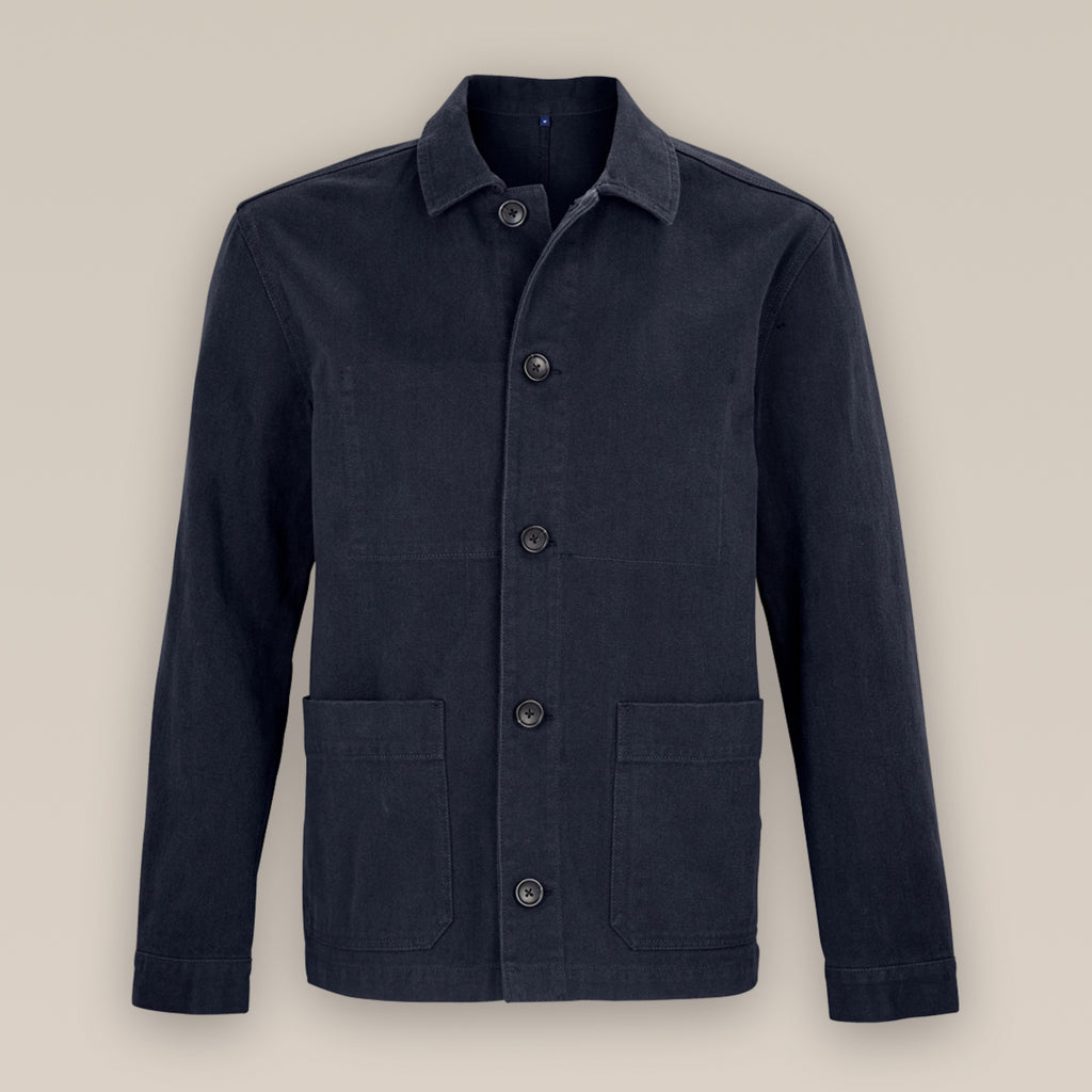 Smart Chore Jacket: durable organic cotton twill - medium fit + heritage style
