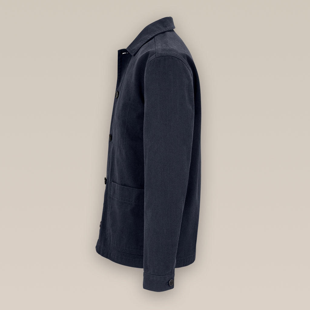 Smart Chore Jacket: durable organic cotton twill - medium fit + heritage style