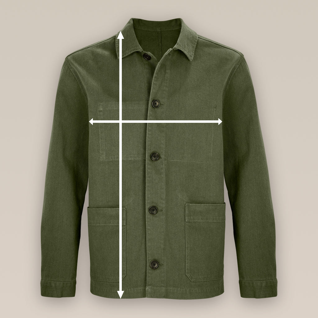 Smart Chore Jacket: durable organic cotton twill - medium fit + heritage style
