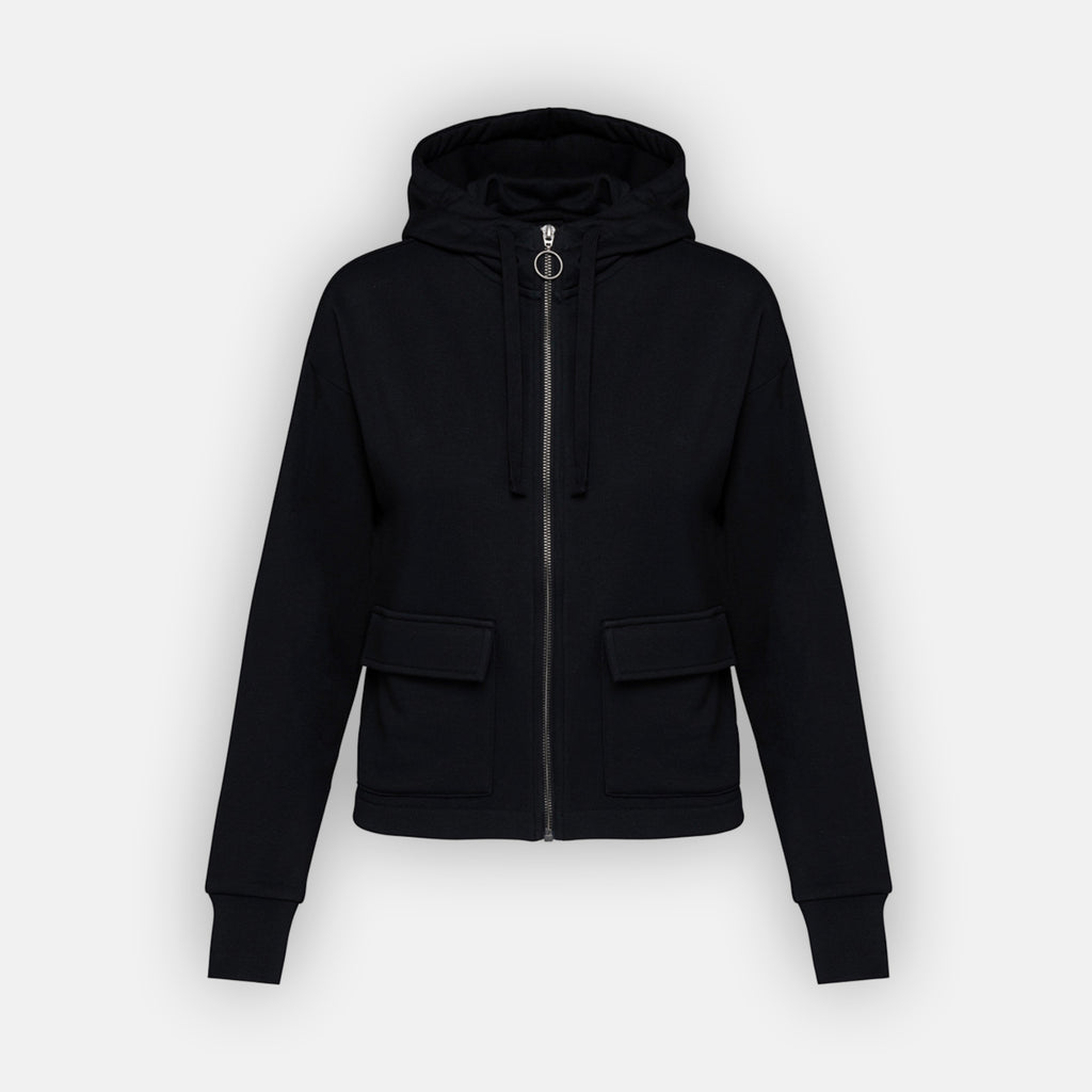 Women’s Cropped Hoodie | 85% Organic Cotton + 15% Recycled Polyester (300 gsm)